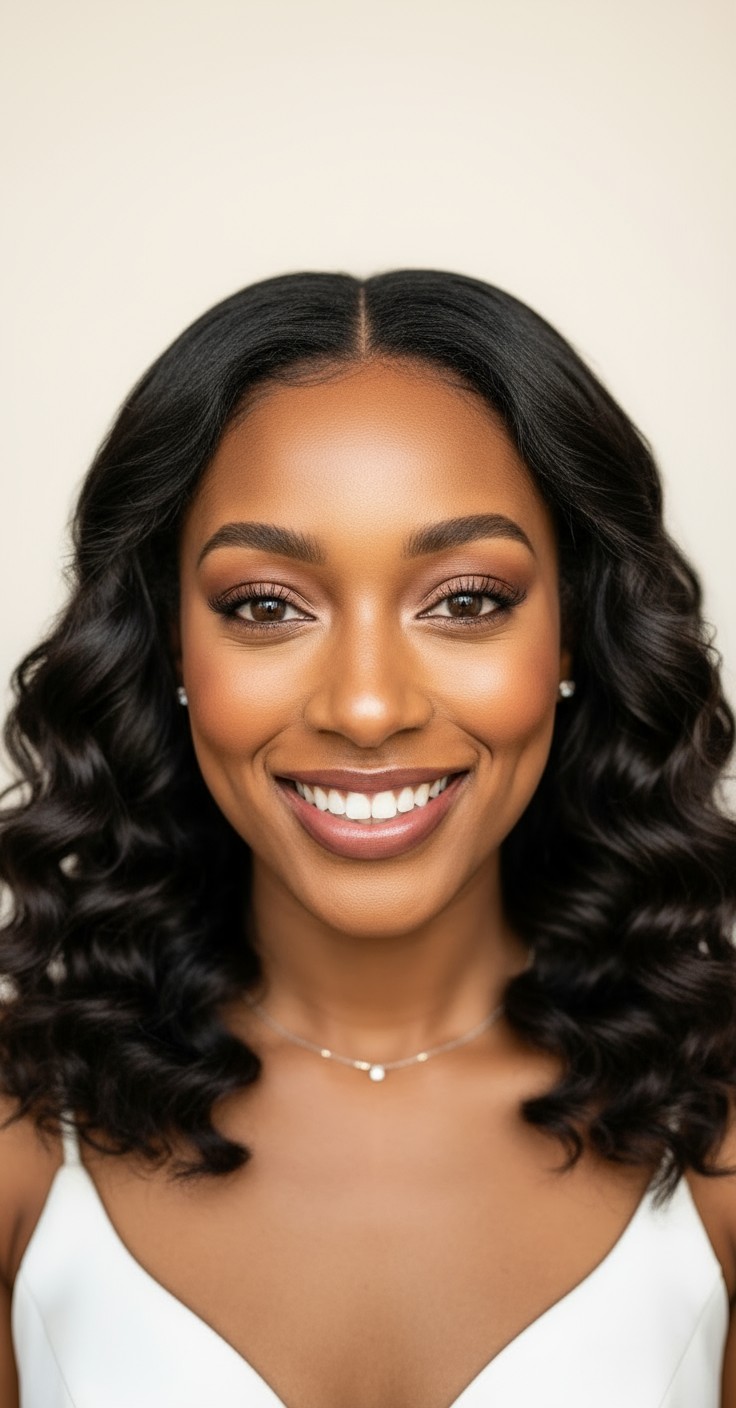 After Wedding Curls Hair Down